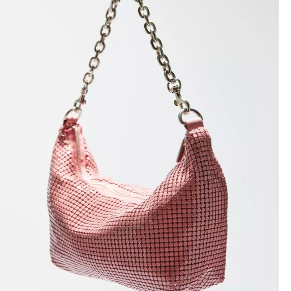 Freya Chainmail Shoulder Sparkle Boho Y2K 2000s Party Glitter Shimmer Artsy Bag